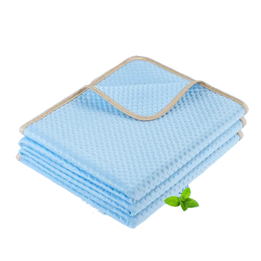 Sommer-Kühldecke zum Schlafen – 200×230 cm, atmungsaktiv, leicht, getestet, Kühldecke fürs Bett und für Hitzeschläfer