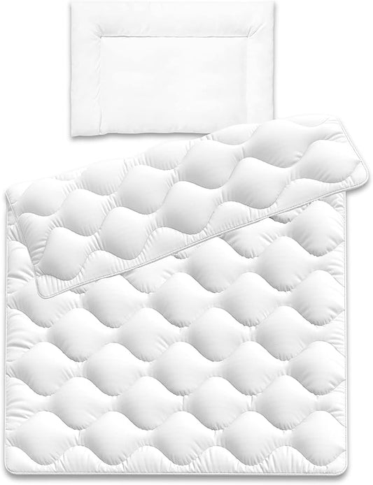 Siebenschläfer Baby Bettdecke (100 x 135 cm) + Kissen (40x60cm) - Set
