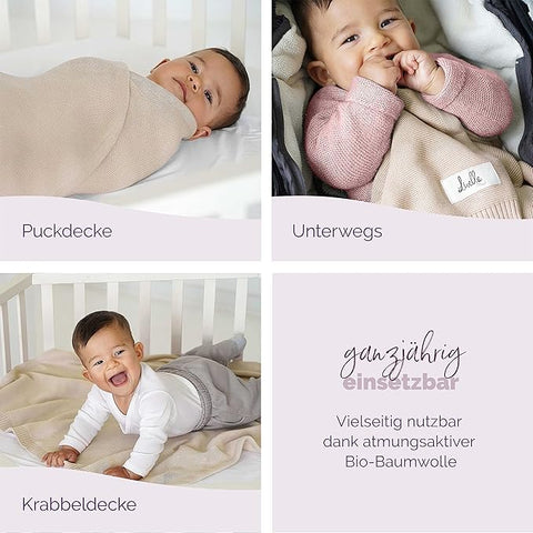 Livella Babydecke - 100 % Bio-Baumwolle