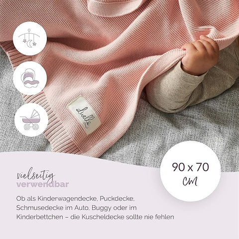 Livella Babydecke - 100 % Bio-Baumwolle
