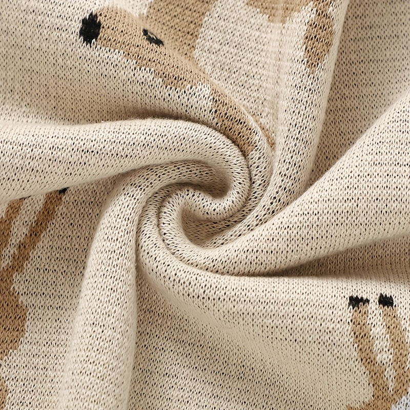 Gestrickte Babydecke Baumwolle Stoff