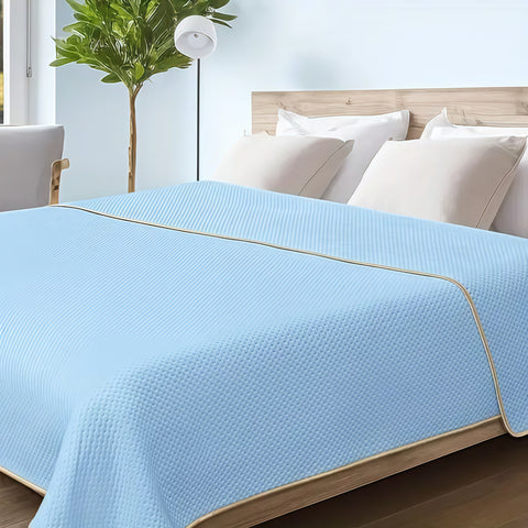 Sommer-Kühldecke zum Schlafen – 200×230 cm, atmungsaktiv, leicht, getestet, Kühldecke fürs Bett und für Hitzeschläfer