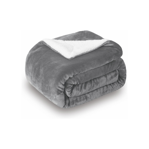 Wunderschöne Sherpa-Kuscheldecke