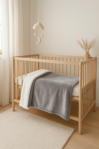 Wunderschöne Sherpa-Kuscheldecke