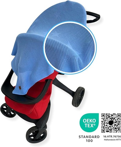 Little Dedi® – Knitted baby blanket - 80x100 cm (OEKO-TEX)