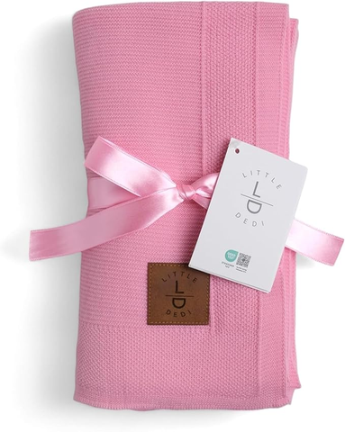 Little Dedi® – Knitted baby blanket - 80x100 cm (OEKO-TEX)