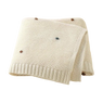Wohldecke® - Handgefertigte Häkelkugeldecke mit Pompons