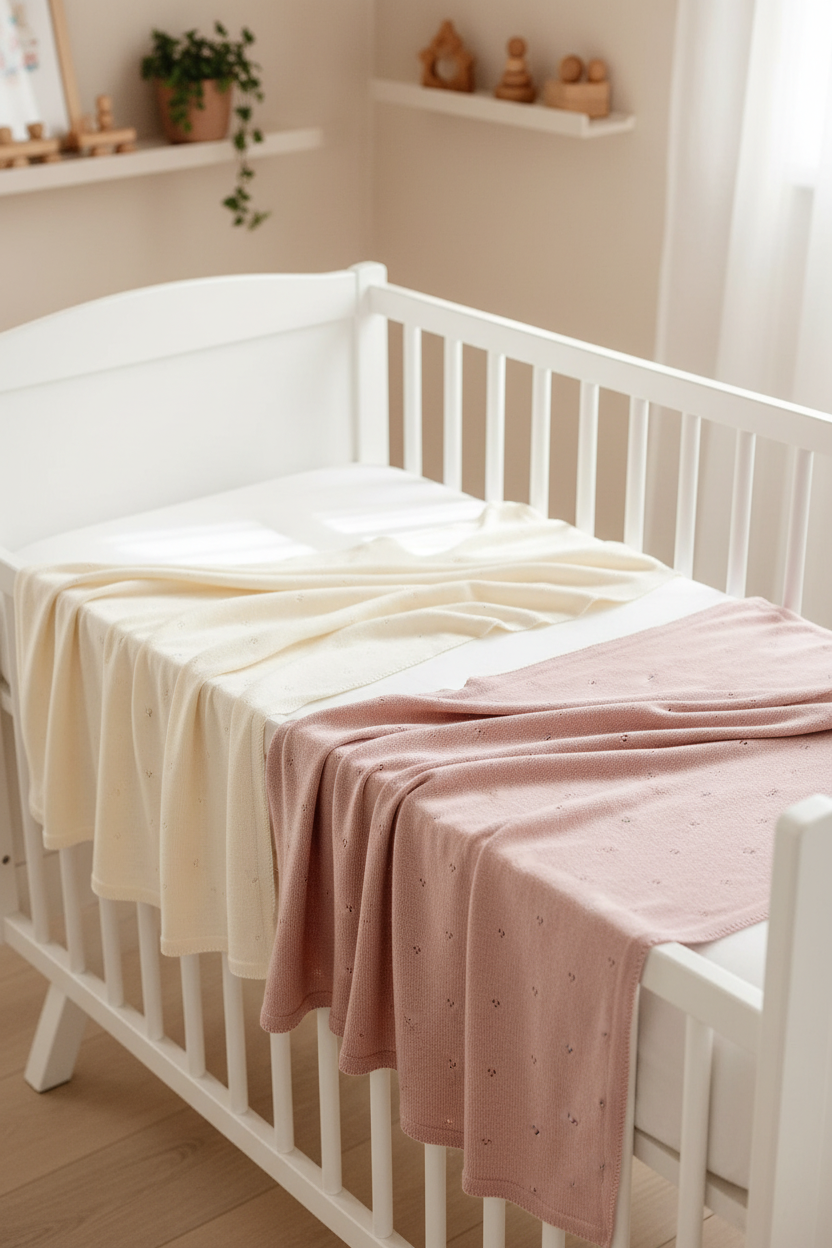 babydecke-merinowolle-fuer-baby-bett-geruch-entfernen