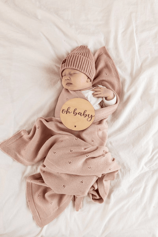 babydecke merinowolle rosa mädchen geruch entfernen