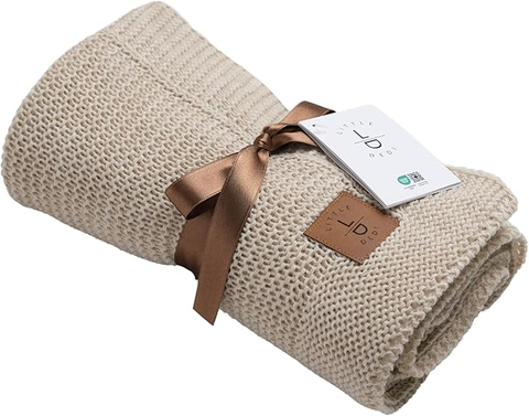 Little Dedi® – Knitted baby blanket - 80x100 cm (OEKO-TEX)