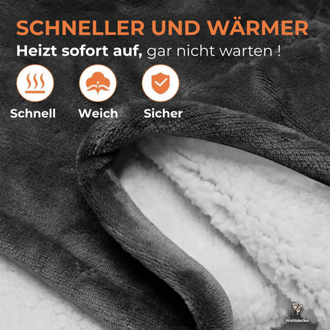 Elektrische Heizdecke Baumwolle weich