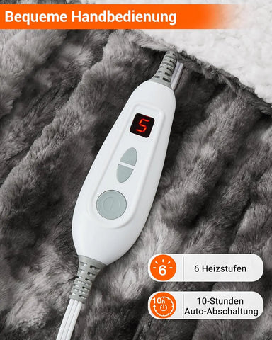 Heizdecke 180x200cm im Bett für warme Nächte