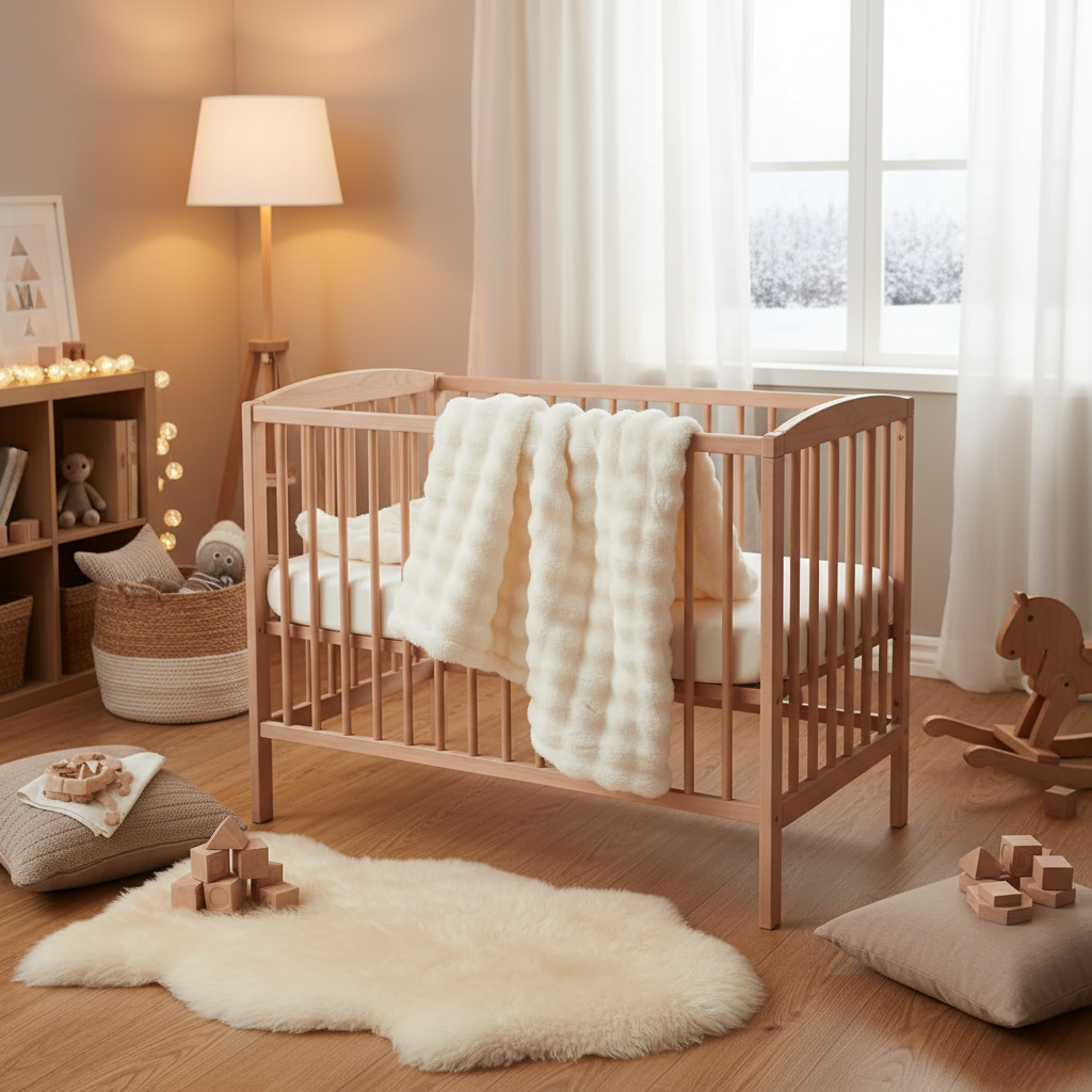 Plüschdecke Kinder Klein Bett