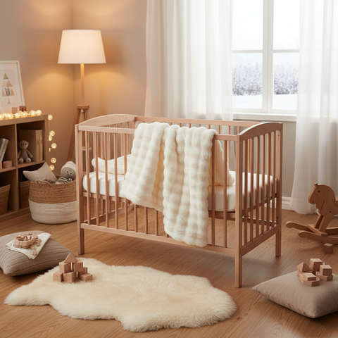 Plüschdecke Kinder Klein Bett