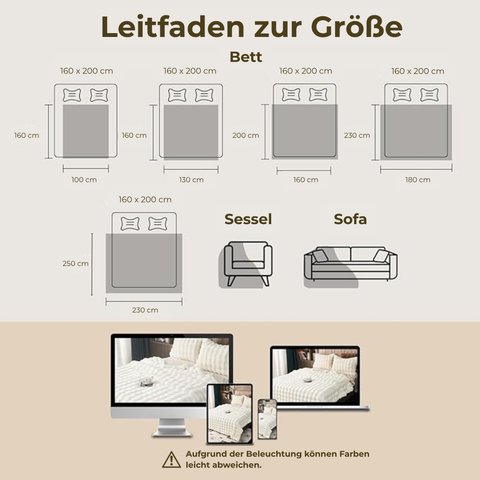 plueschdecke-weiss-bubble-kuscheldecke-leitfaden-größen-abmessungen